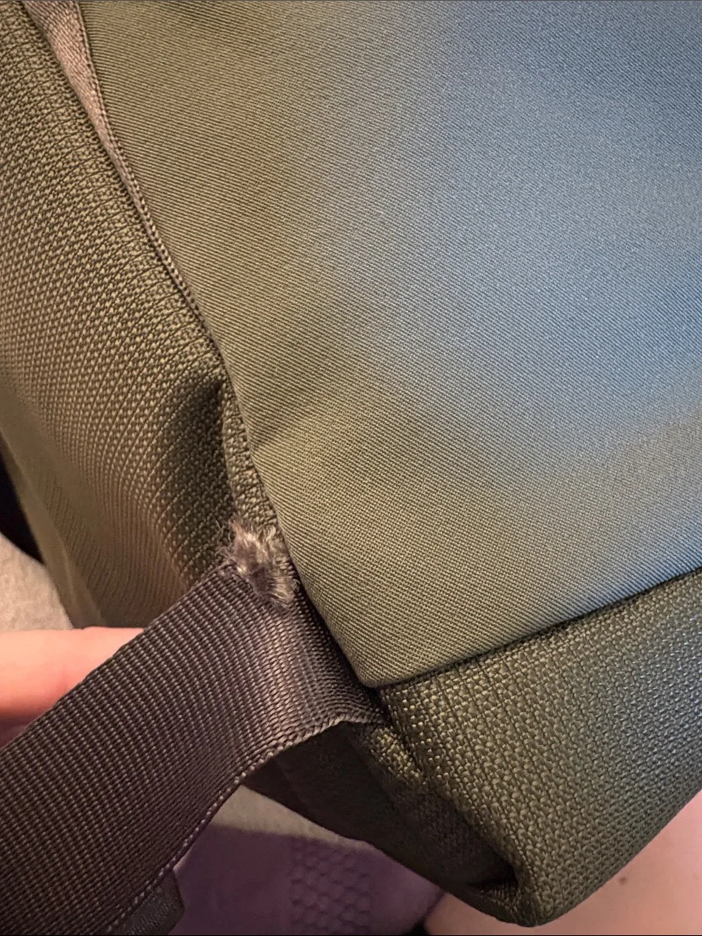 L.L. Bean Olive Green Diaper Backpack